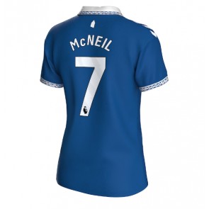 Everton Dwight McNeil #7 Koszulka Podstawowych Kobiety 2023-24 Krótki Rękaw